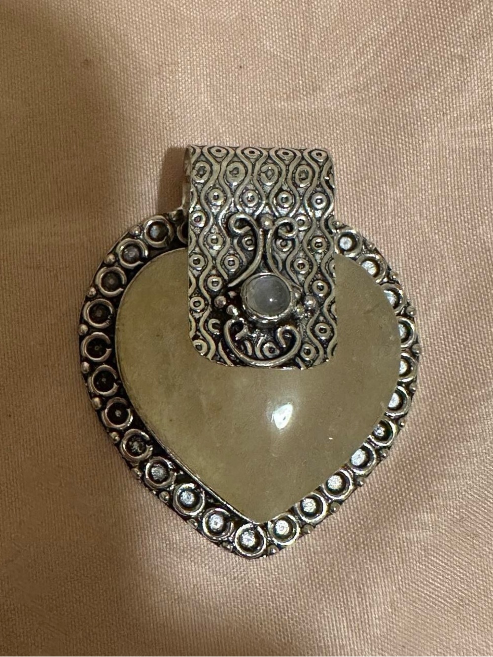 Ethnic real natural Yellow moss agate Crystal AND rainbow moonstone